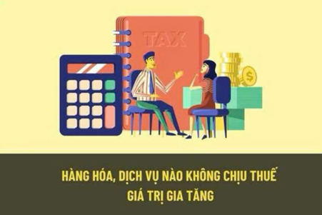 các dịch vụ không chịu thuế giá trị gia tăng